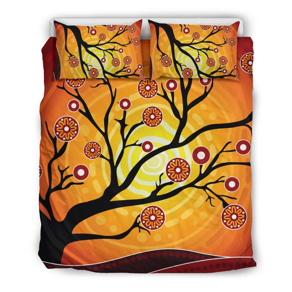 aboriginal-bedding-set-tree-in-spring-season