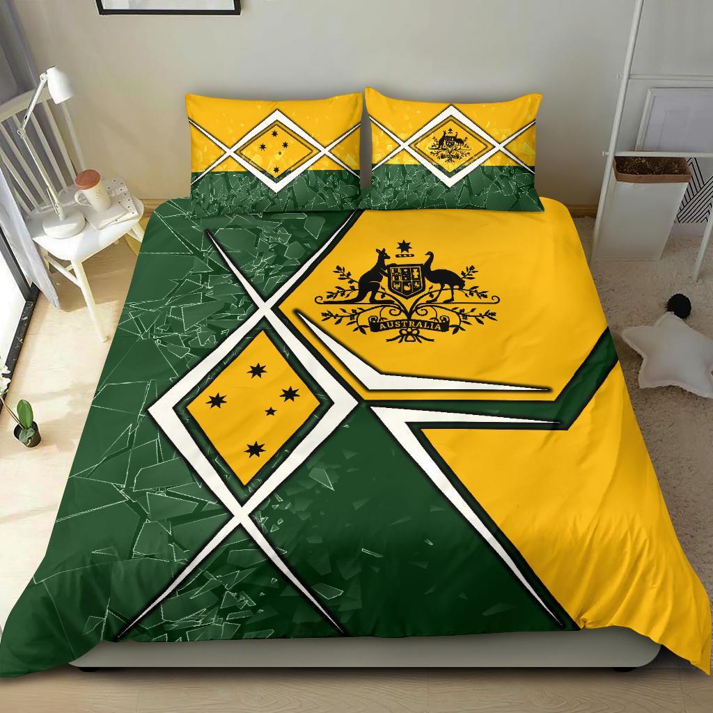 bedding-set-aussie-flag-green