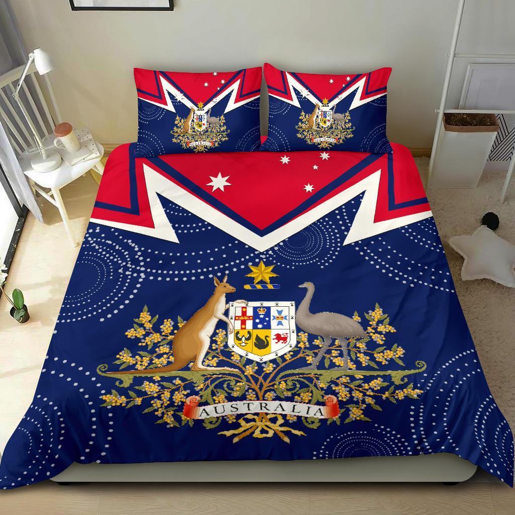 bedding-set-australian-coat-of-arms-flag-color