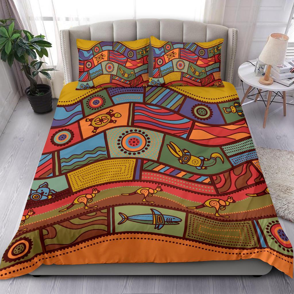 bedding-set-aboriginal-art-with-animals