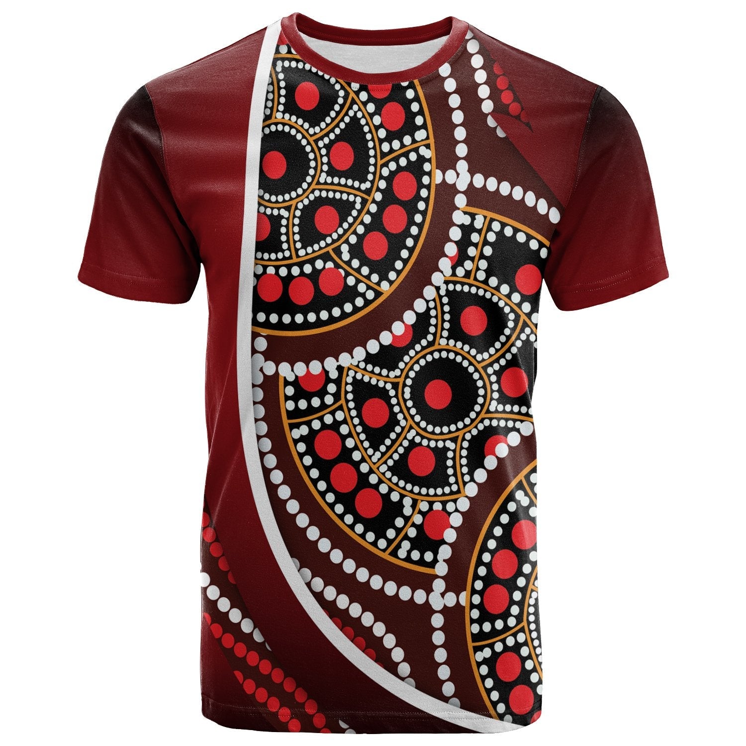 t-shirt-aboriginal-tortoiseshell-dot-panting