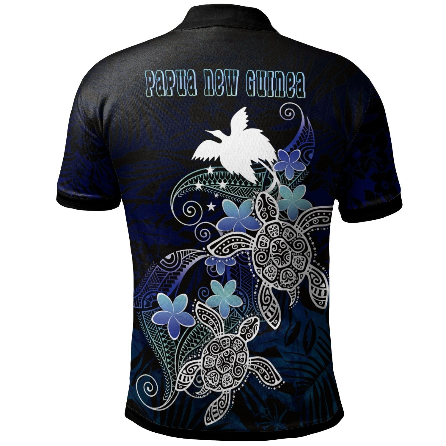papua-new-guinea-polynesian-polo-shirt-blue-turtle-couple