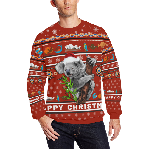 christmas-australia-sweatshirt-koala-santa-hat-merry-christmas