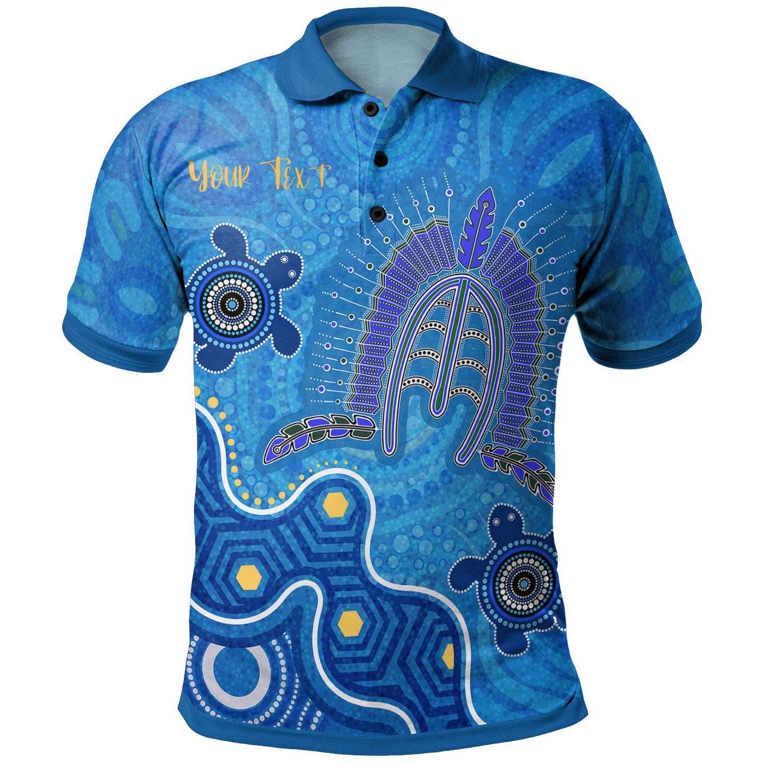 torres-strait-personalised-polo-shirt-dhari-and-turtle-bn25