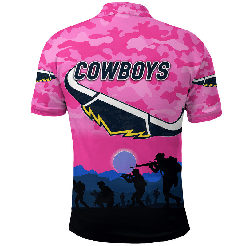 north-queensland-cowboys-anzac-2022-polo-shirt-simple-style-pink
