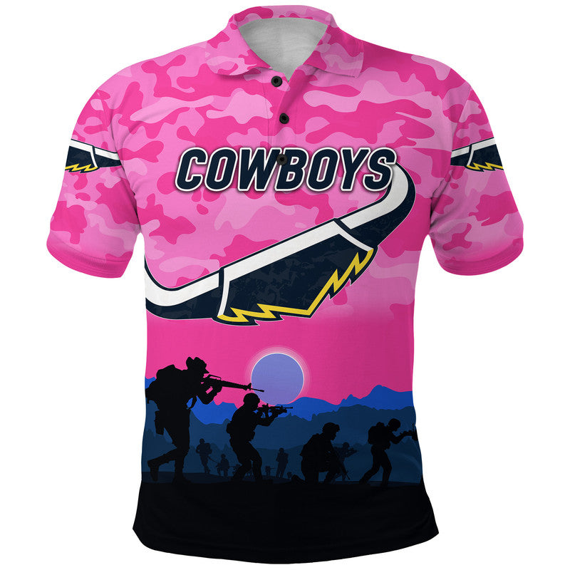 north-queensland-cowboys-anzac-2022-polo-shirt-simple-style-pink