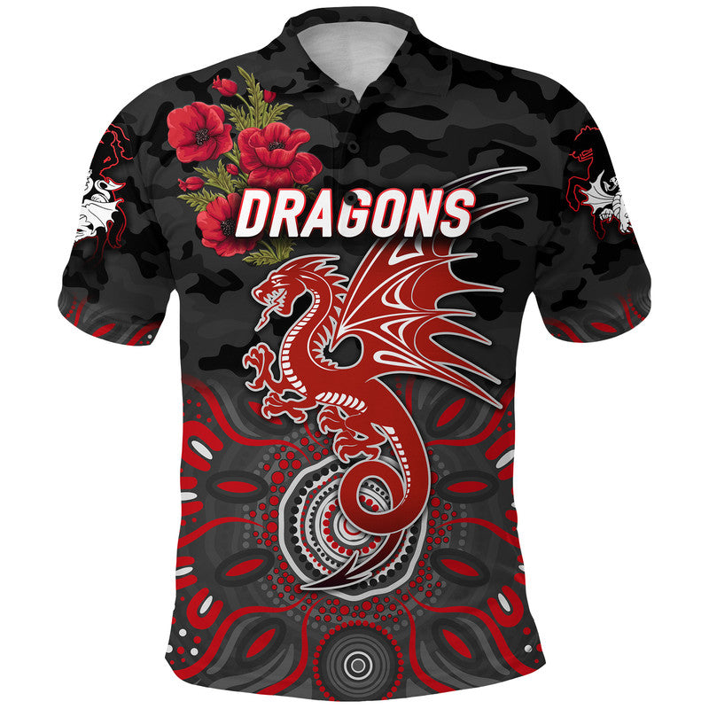 custom-personalised-st-george-illawarra-dragons-anzac-2022-polo-shirt-indigenous-vibes-black