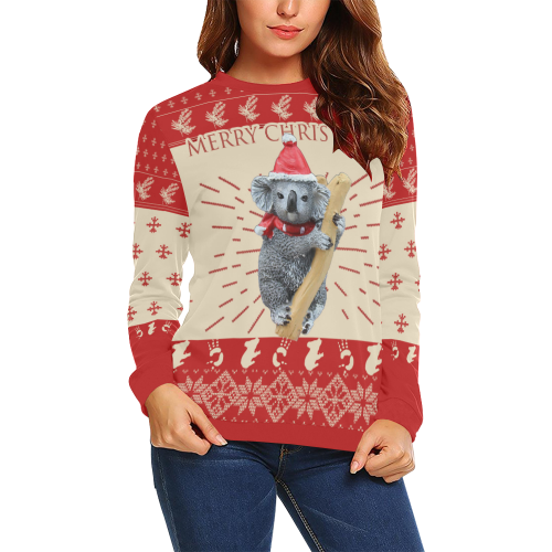 australia-christmas-sweatshirt-koala-santa-hat-symbol-patterns-merry-christmas