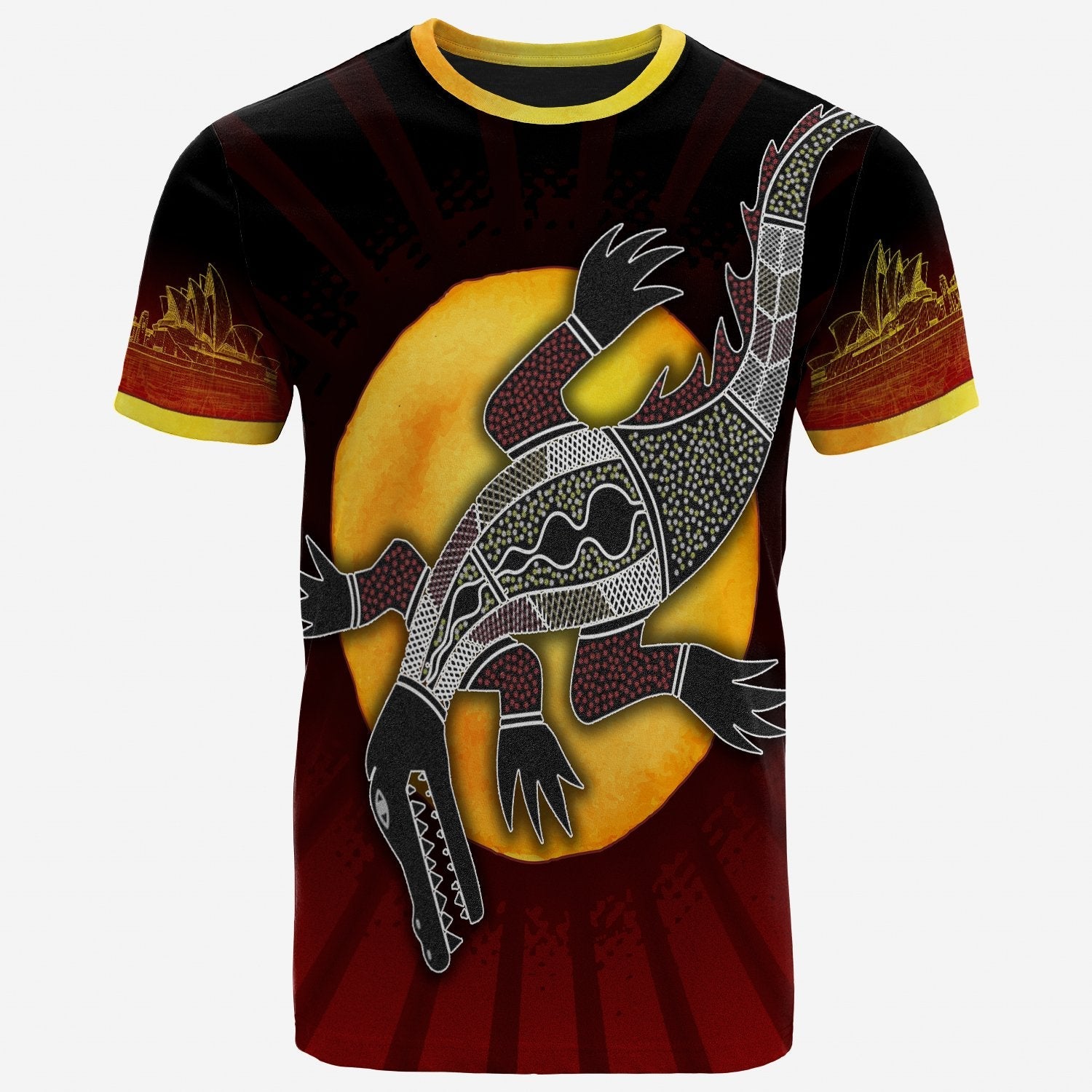t-shirt-aboriginal-crocodile-with-the-sydney-opera-house