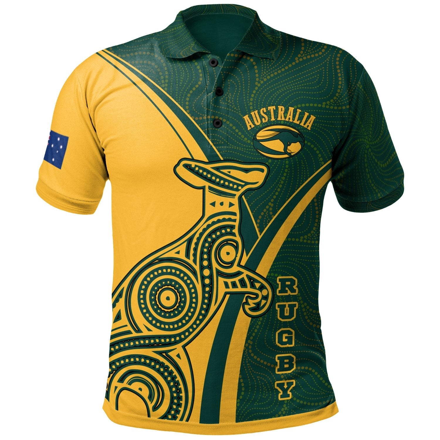 rugby-polo-shirt-australian-rugby-kangaroo-aboriginal-patterns