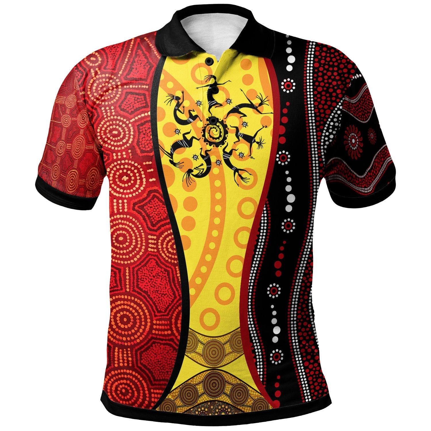 aboriginal-polo-shirt-koori-dot-acrylic-paint-dreamtime-dance