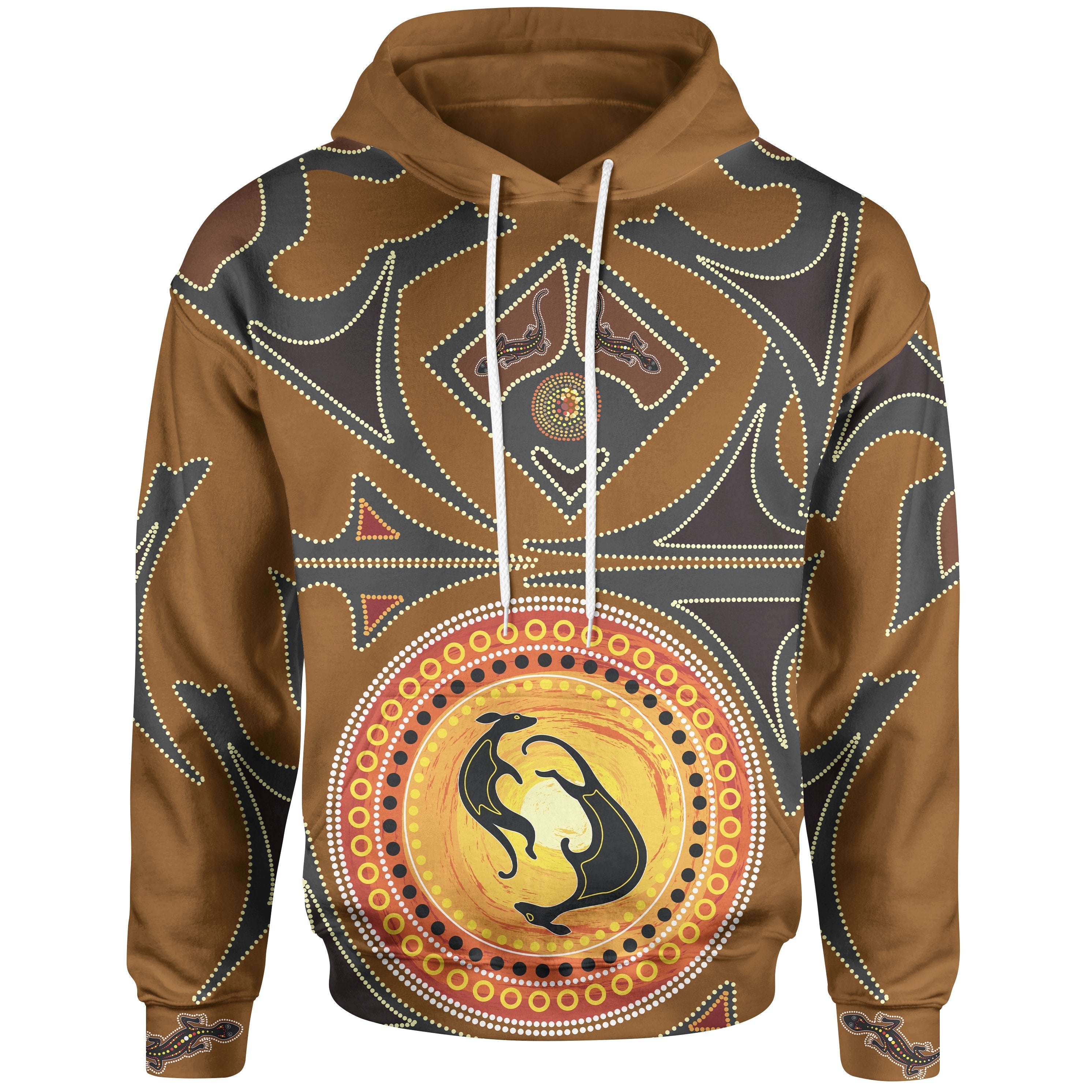 aboriginal-hoodie-lizard-kangaroo-patterns-dot-painting-art