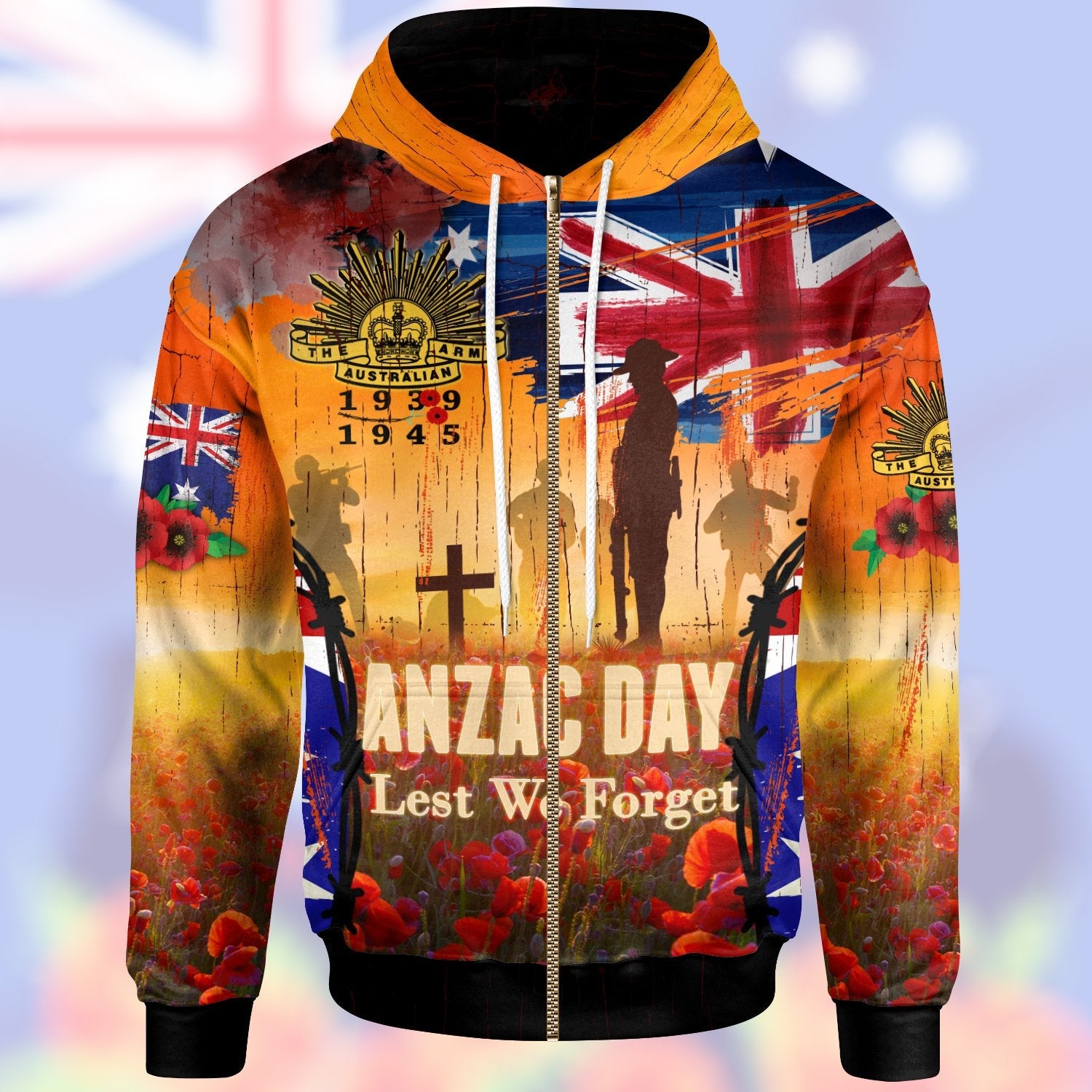 australia-anzac-day-2021-zip-up-hoodie-anzac-day-commemoration-1939-1945