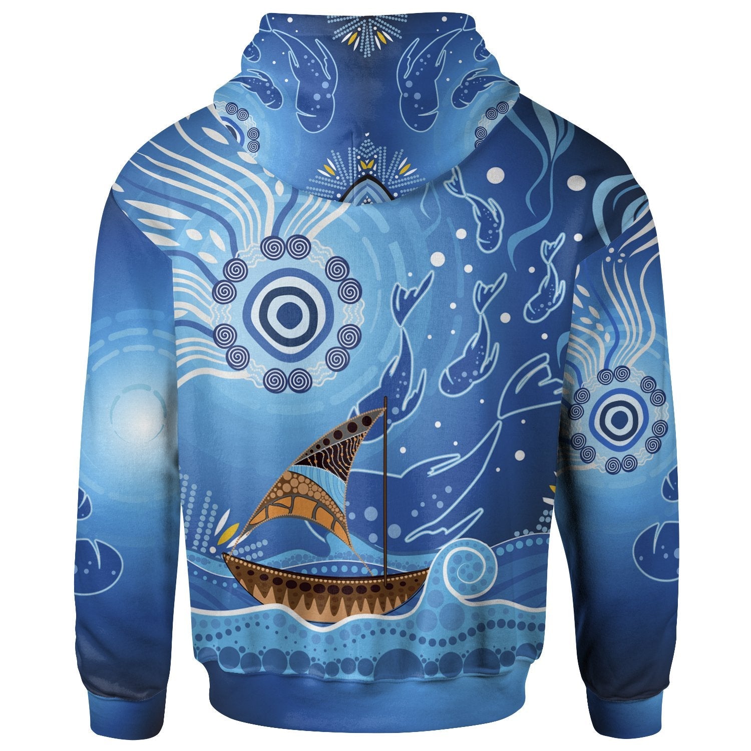 zip-up-hoodie-aboriginal-view-sea-with-fish-and-boat