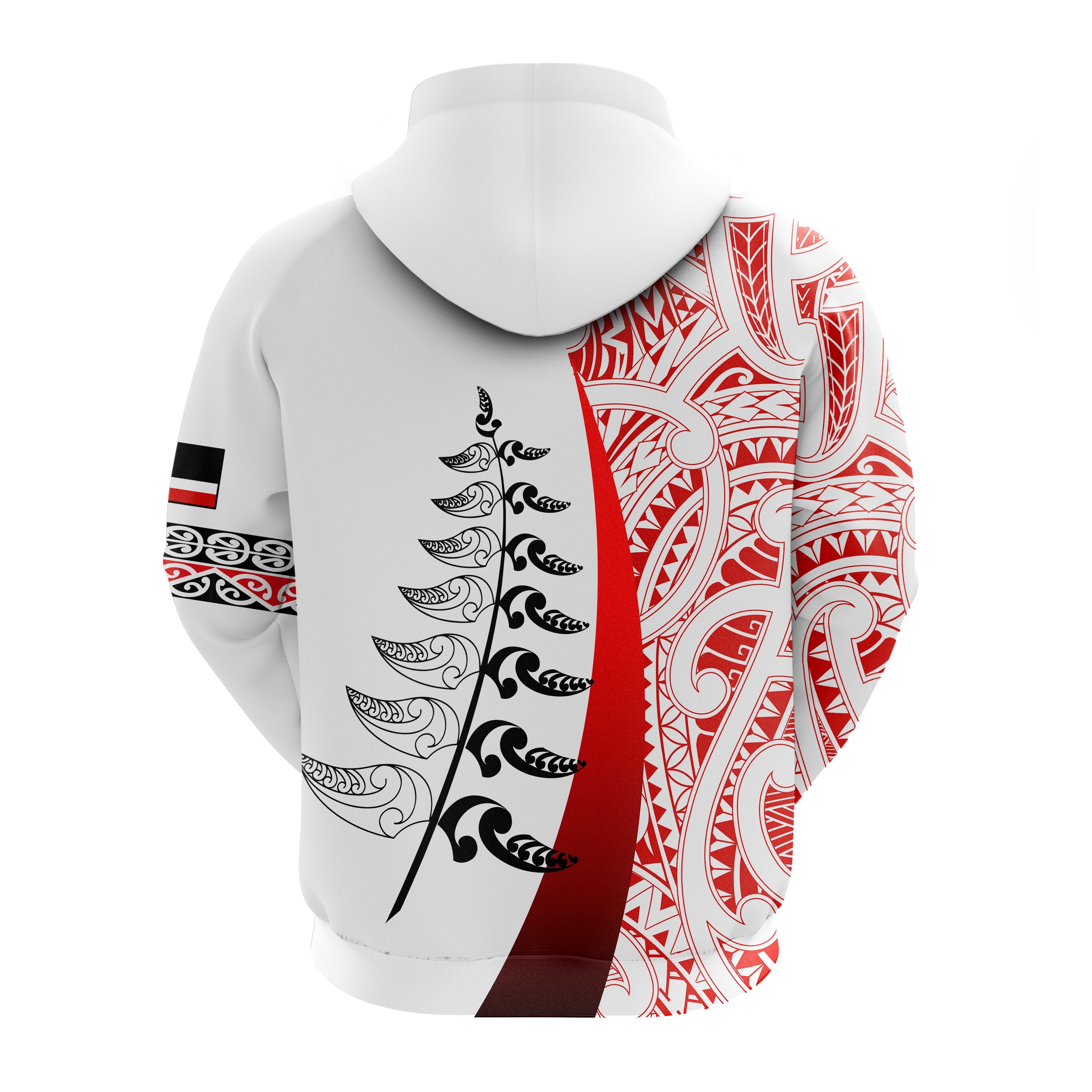 custom-personalised-waitangi-day-hoodie-maori-mix-fern-style-white-lt13