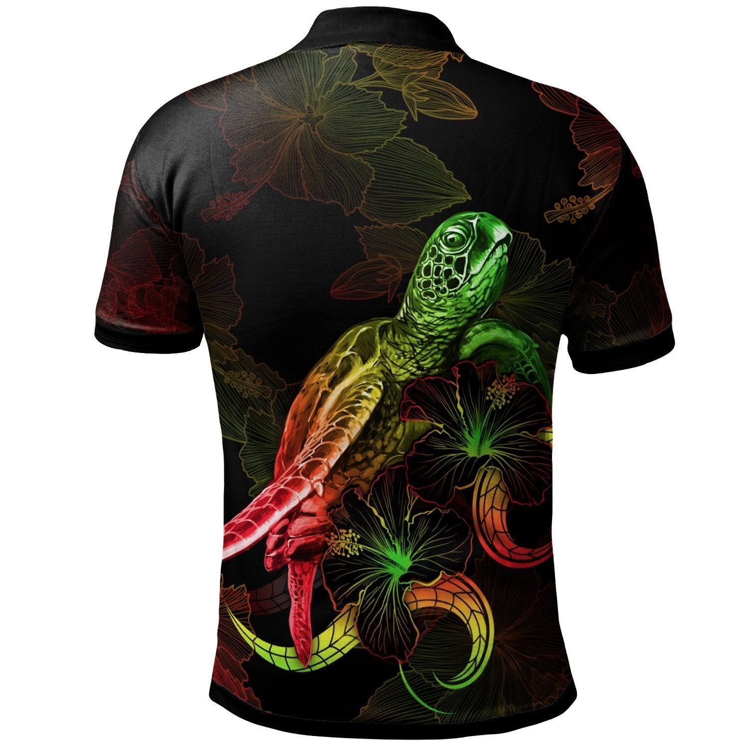 wallis-and-futuna-polynesian-polo-shirt-turtle-with-blooming-hibiscus-reggae