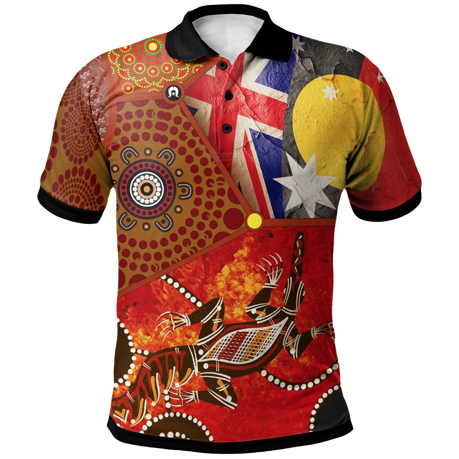 polo-shirt-aboriginal-dot-patterns-flags-crocodile