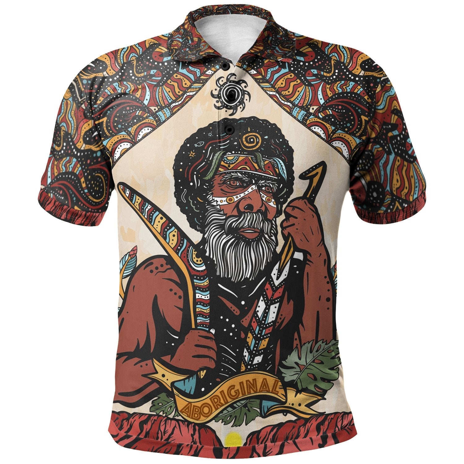 custom-text-polo-shirts-aboriginal-men