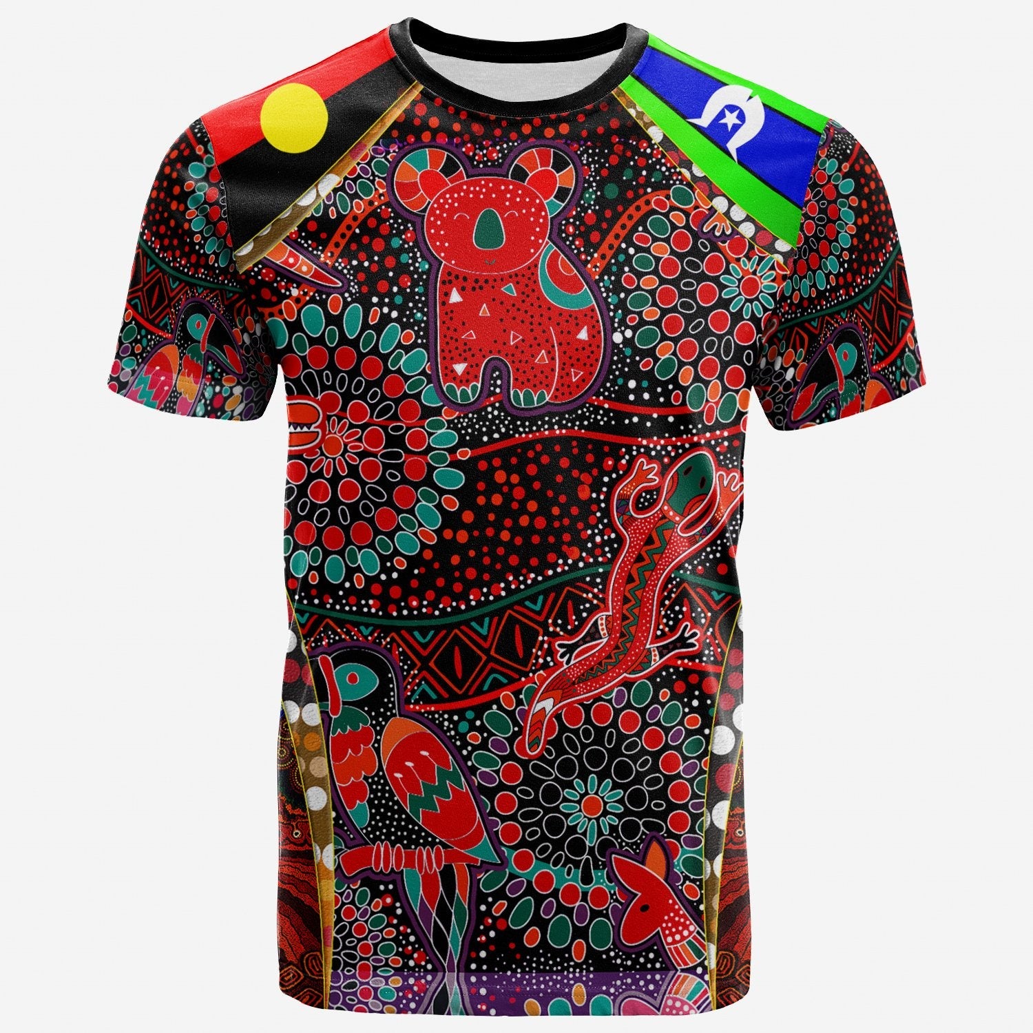 aboriginal-t-shirt-animal-dot-patterns