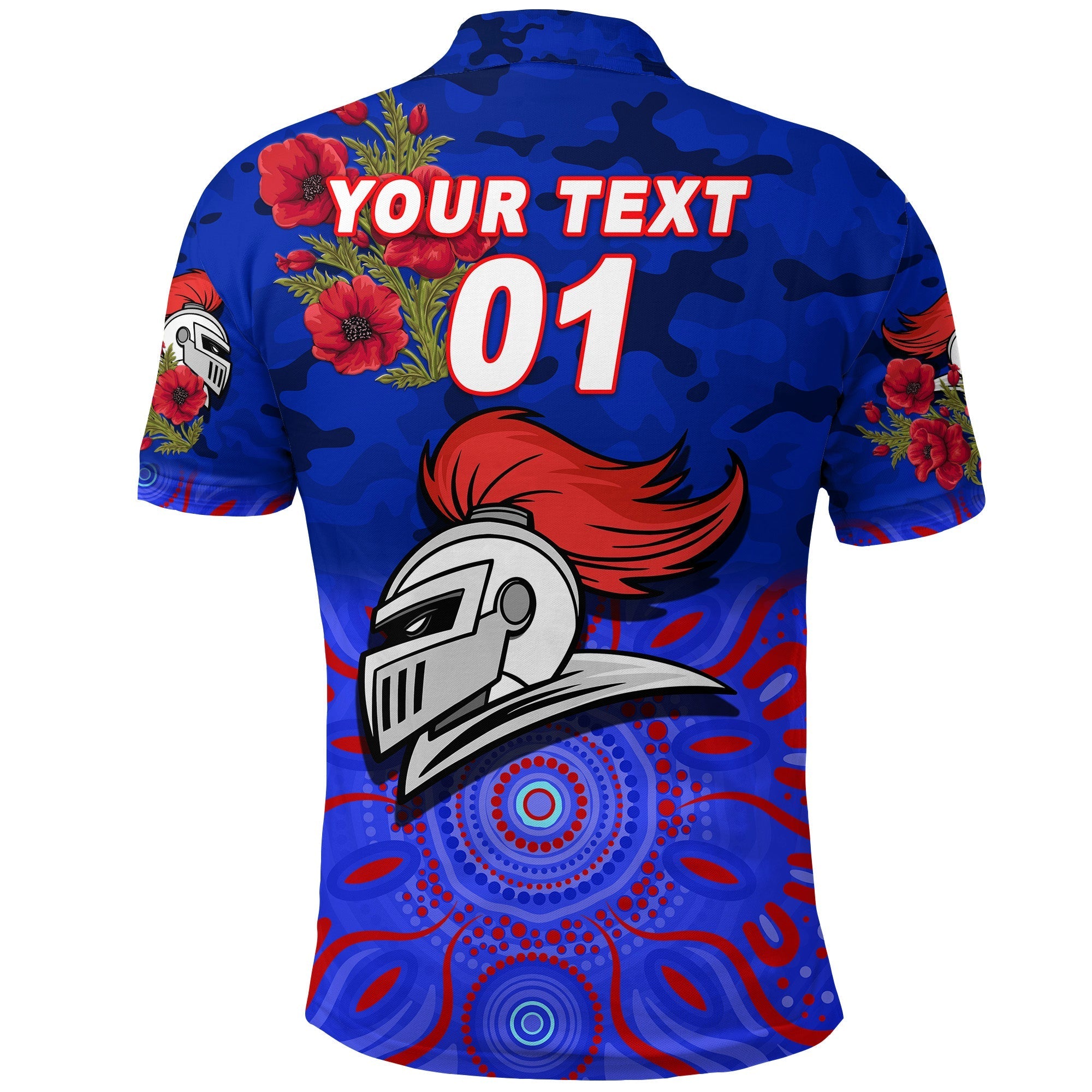 custom-personalised-newcastle-knights-anzac-2022-polo-shirt-indigenous-vibes