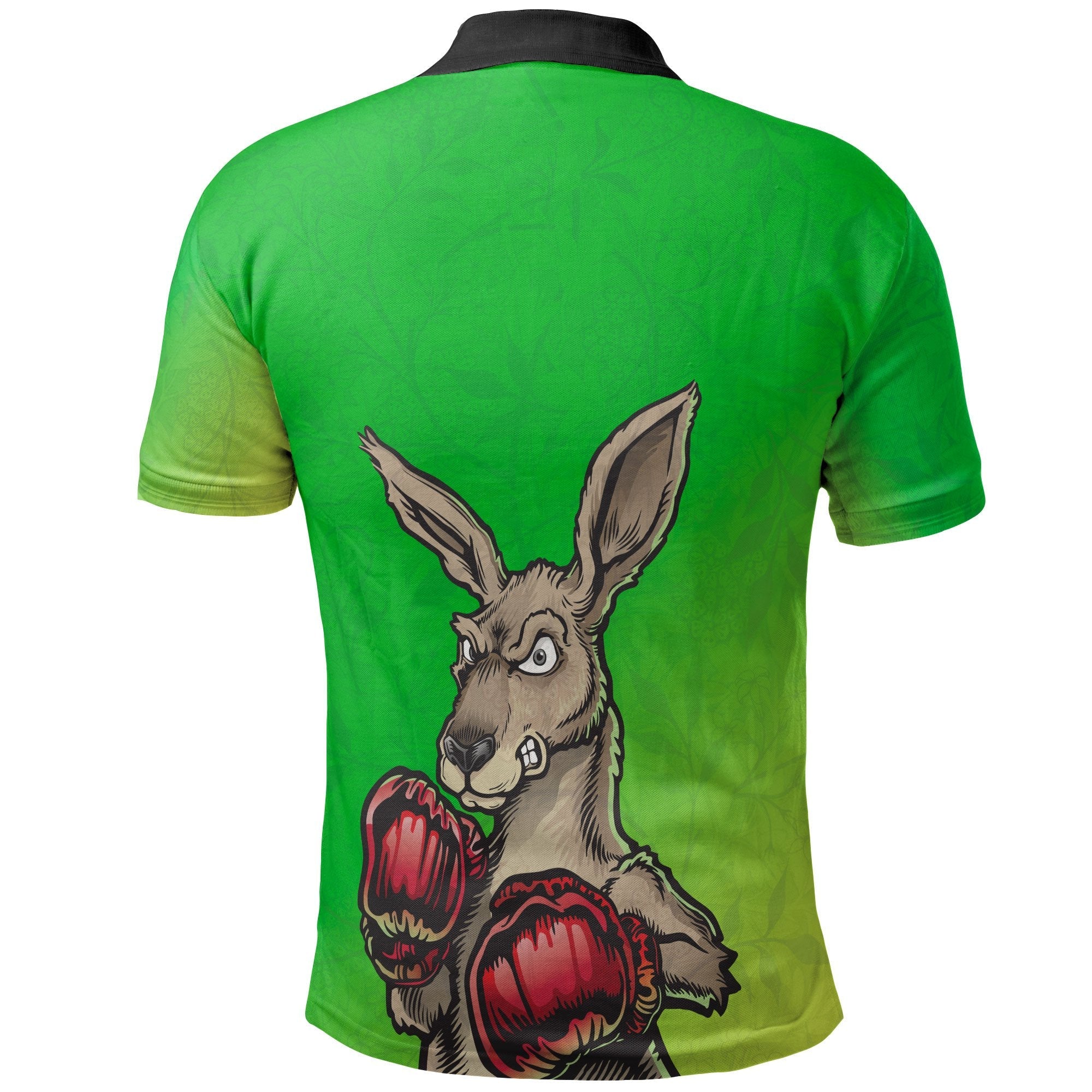 polo-shirt-kangaroo-boxing-aussie-spirit-green