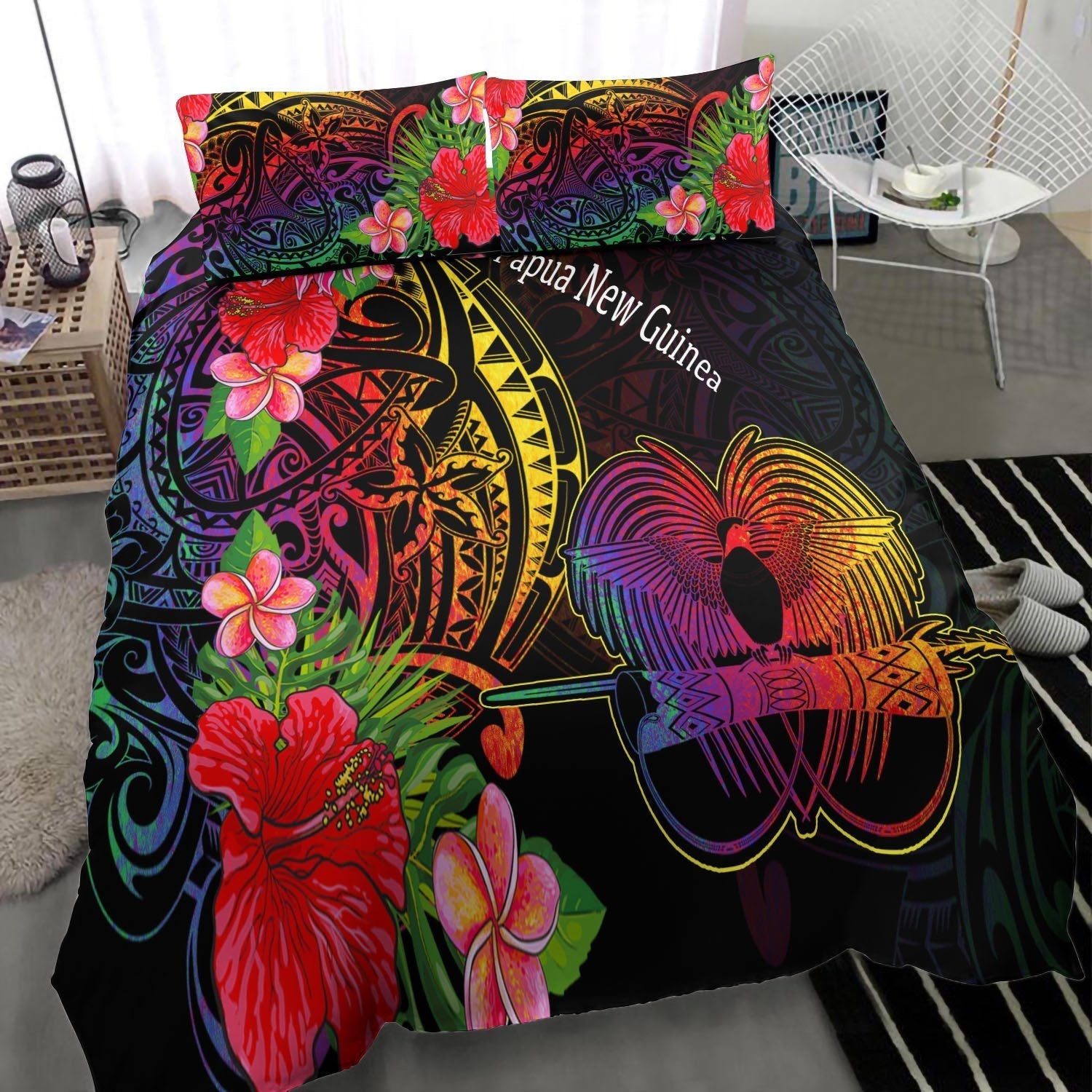 papua-new-guinea-bedding-set-tropical-hippie-style