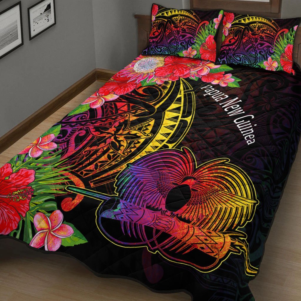 papua-new-guinea-quilt-bed-set-tropical-hippie-style
