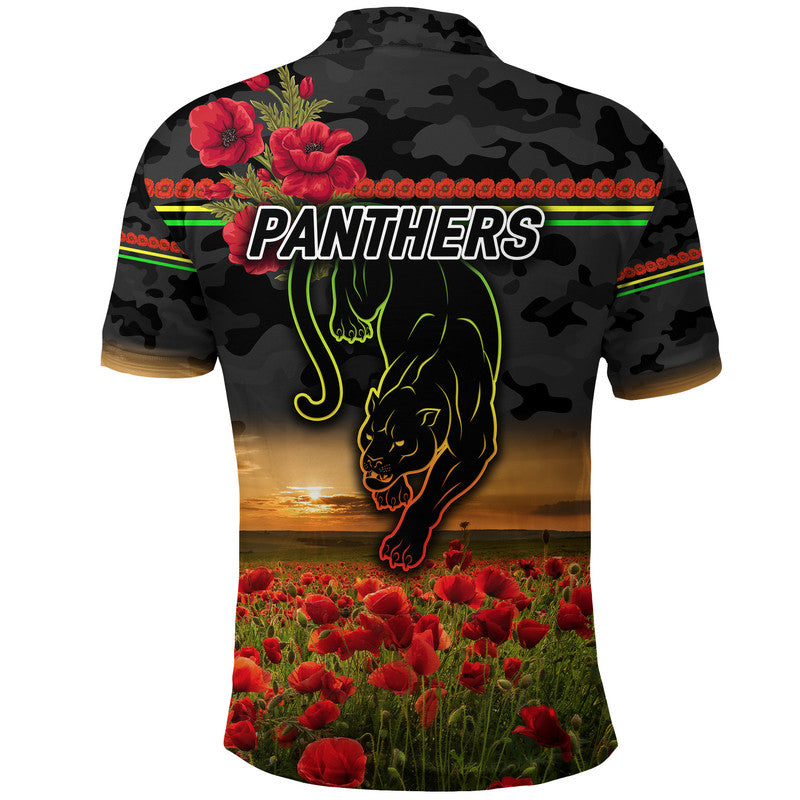 penrith-panthers-anzac-2022-polo-shirt-poppy-flowers-vibes-black
