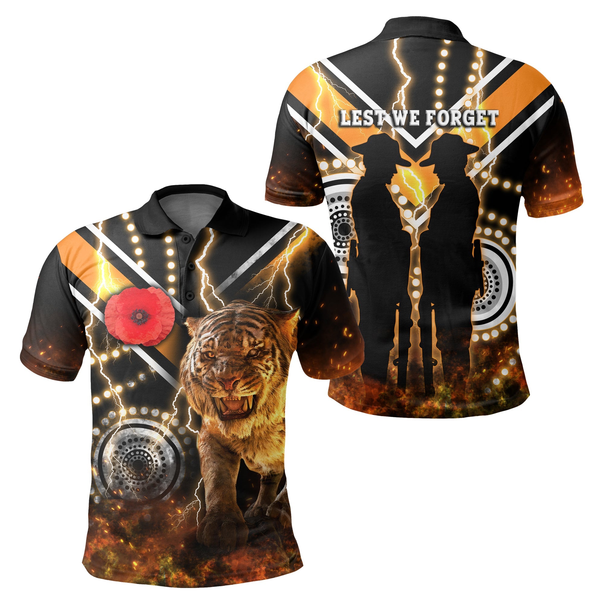 wests-tigers-anzac-day-polo-shirt-version-aboriginal-tiger-3d