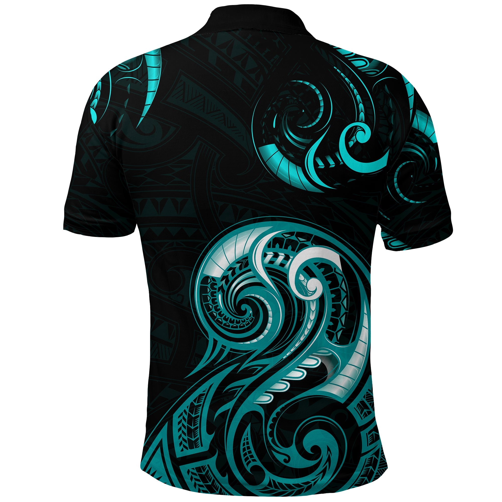 custom-personalised-aotearoa-fern-polo-shirt-maori-pattern-version-turquoise-lt13