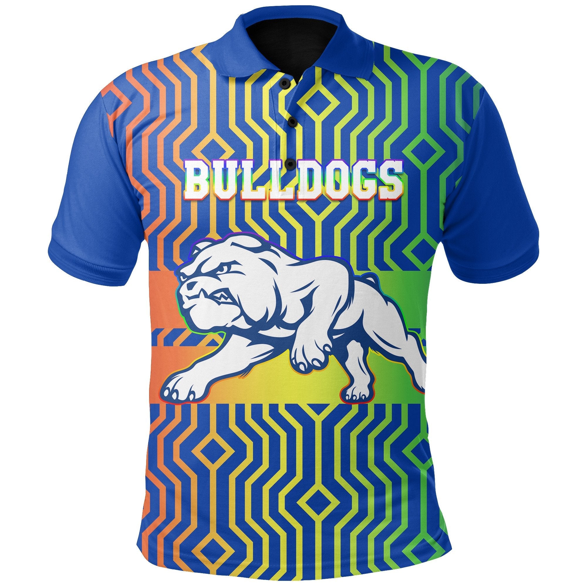 western-polo-shirt-bulldogs-rainbows-pride-guernsey