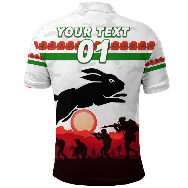 custom-personalised-south-sydney-rabbitohs-anzac-2022-polo-shirt-simple-style-white
