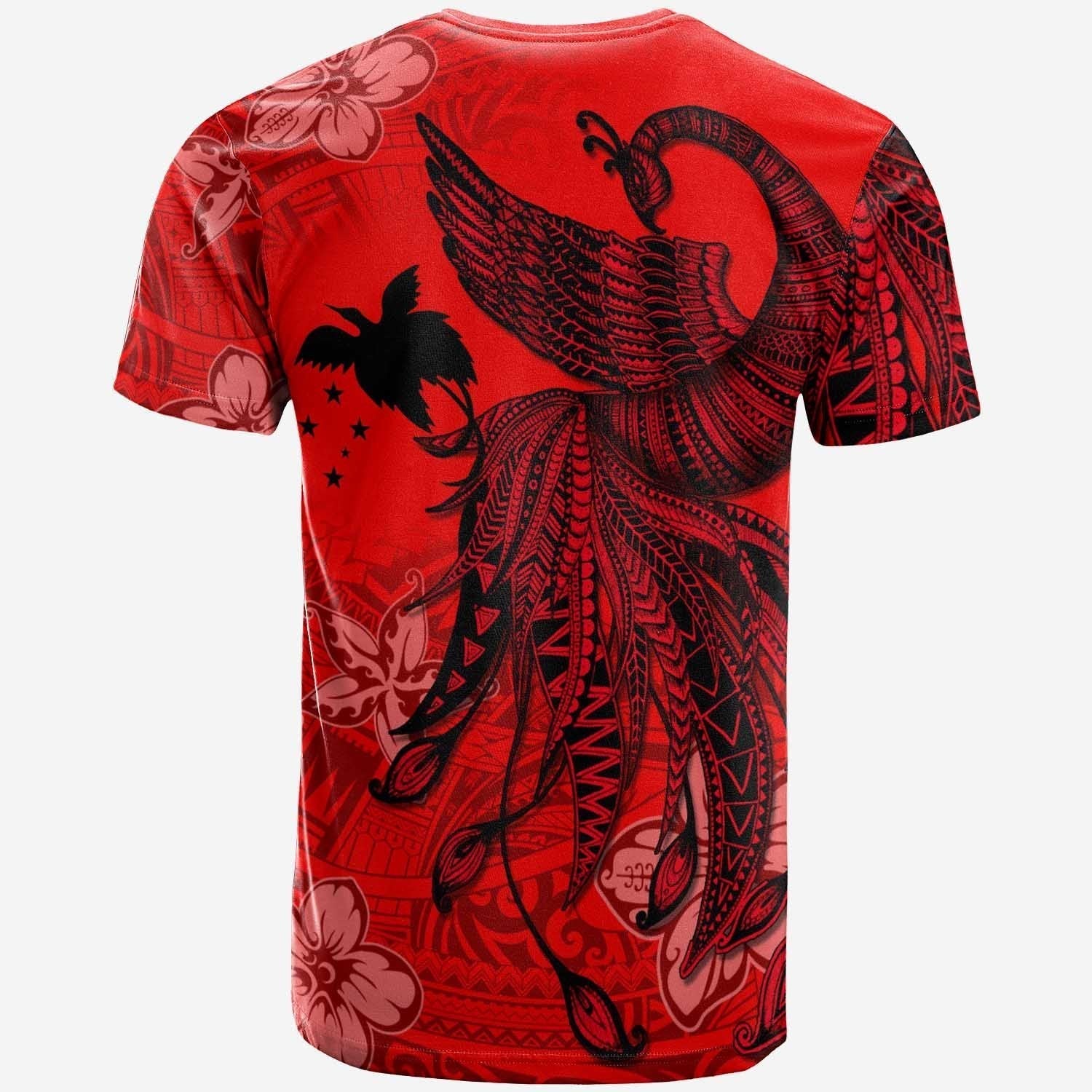 papua-new-guinea-t-shirt-polynesian-phoenix-bird-fairytales-bird-red