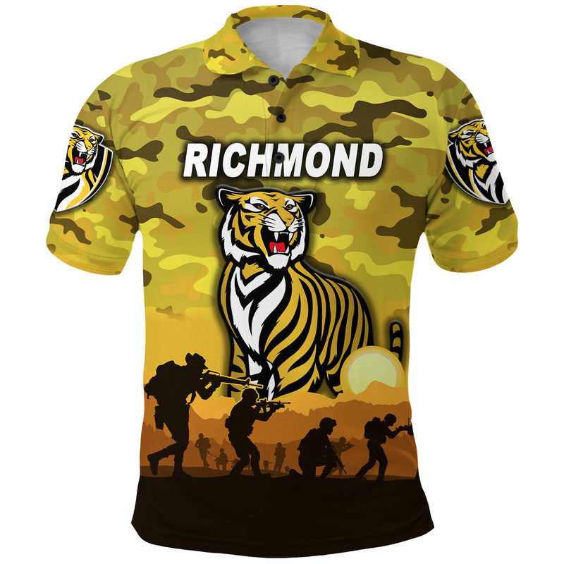 richmond-tigers-anzac-polo-shirt-simple-style-yellow