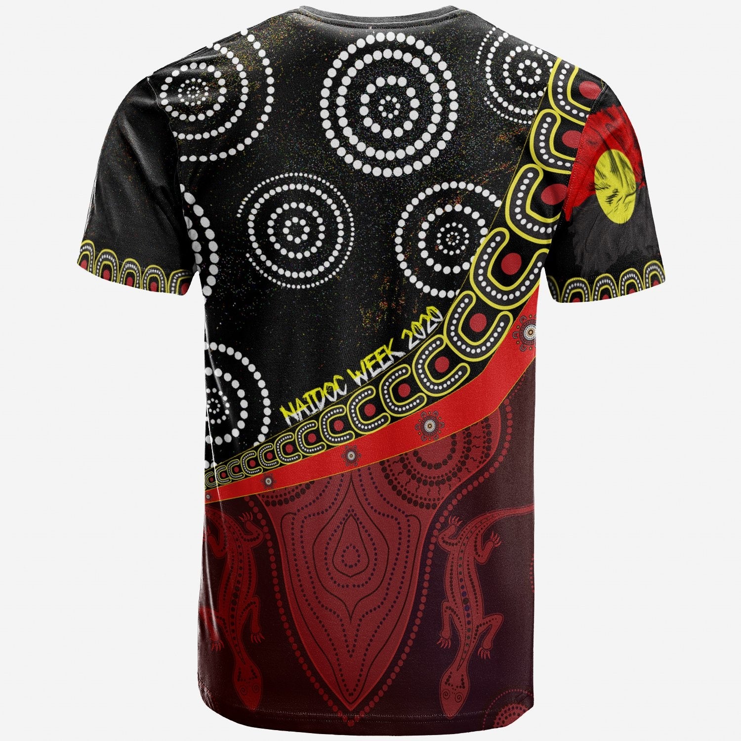 custom-breakout-t-shirts-aboriginal-flags-dot-acrylic-paint-style-naidoc-unisex