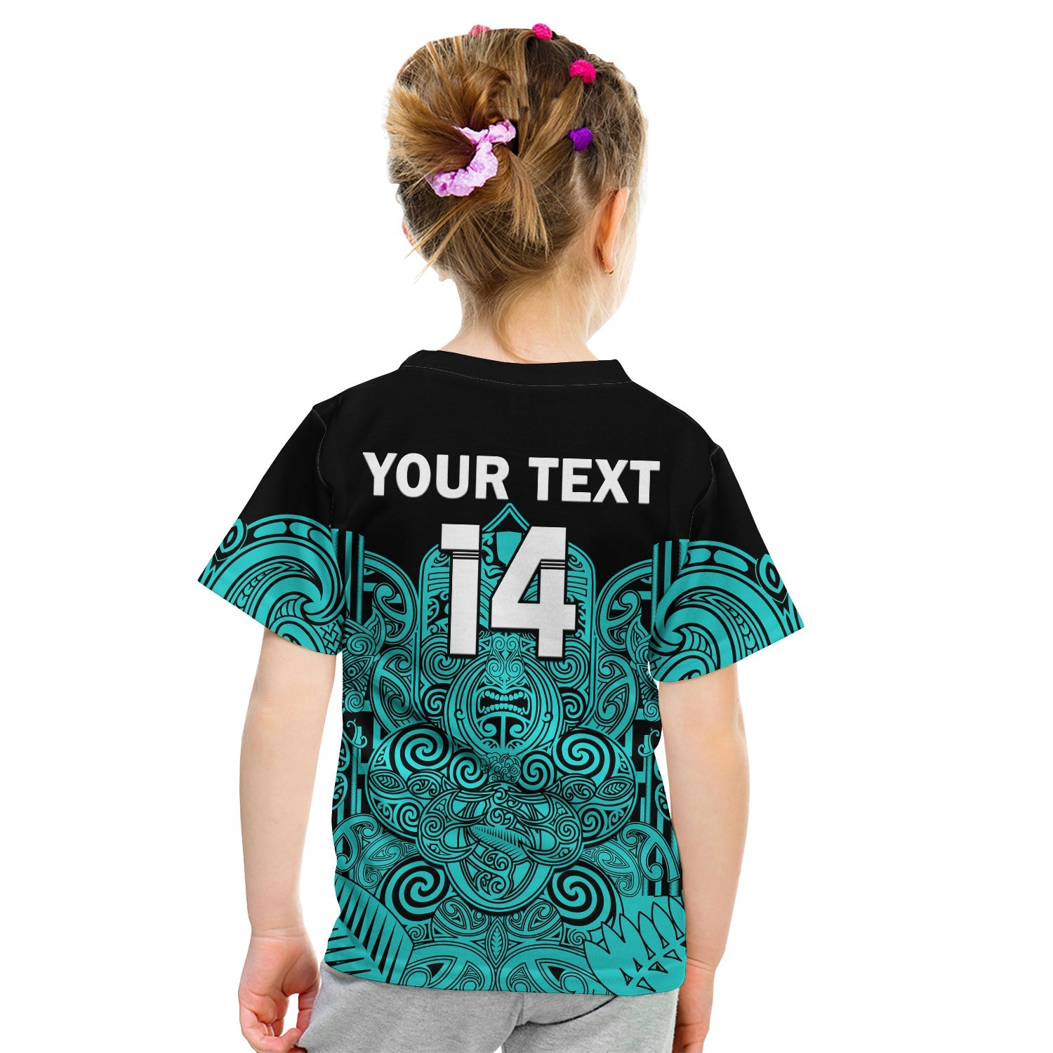 custom-text-and-number-new-zealand-tiki-rugby-t-shirt-kid-nz-maori-koru-pattern-ver02