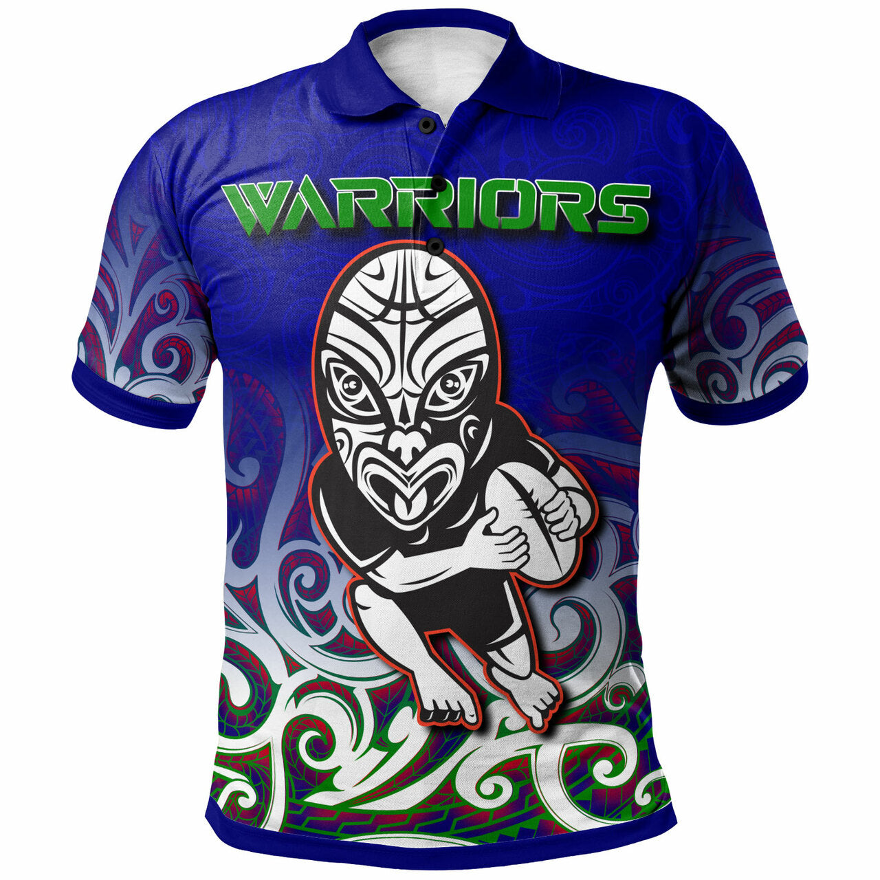 warriors-rugby-polo-shirt-custom-warriors-ruby-maori-patterns-polo-shirt