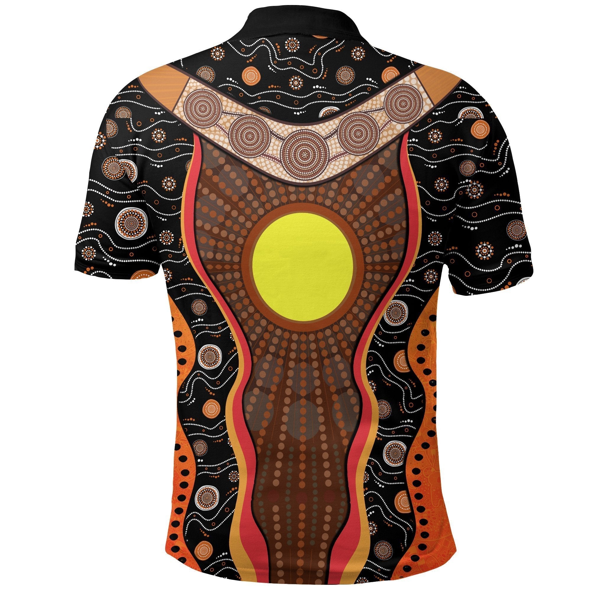 vibe-hoodie-polo-shirt-aboriginal-patterns-shirt-boomerang-unisex