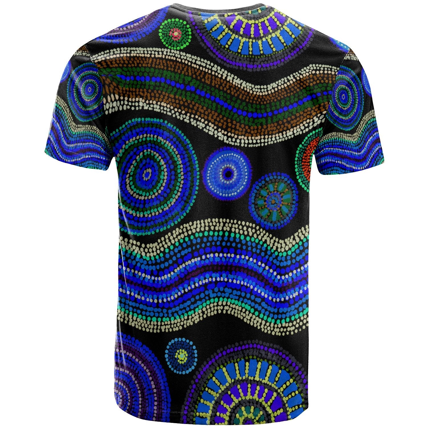 tshirt-aboriginal-dot-unique-style-blue