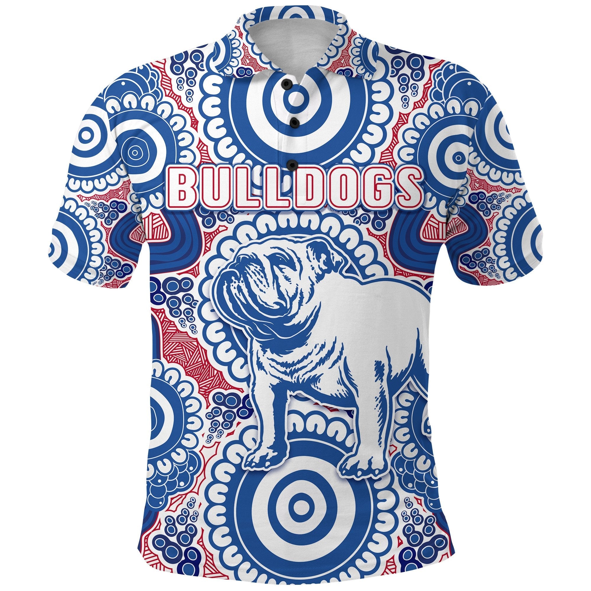 western-polo-shirt-bulldogs-simple-indigenous