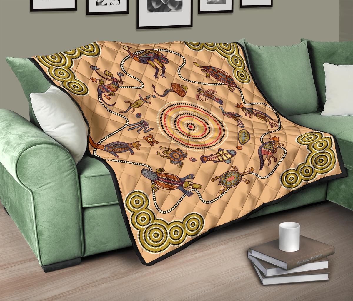 premium-quilts-australian-animals-coverlets-aboriginal-patterns