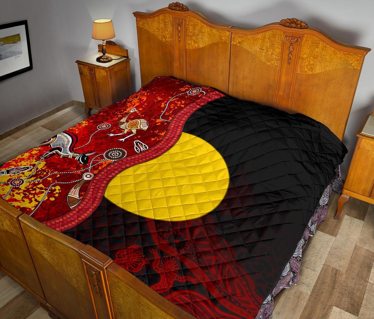 aboriginal-premium-quilt-red-indigenous-flag