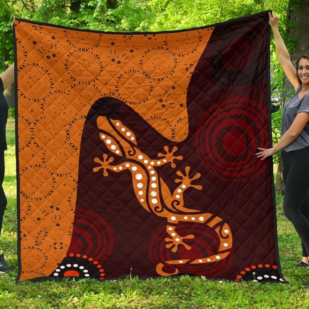 aboriginal-premium-quilt-lizard-in-aboriginal-dreaming