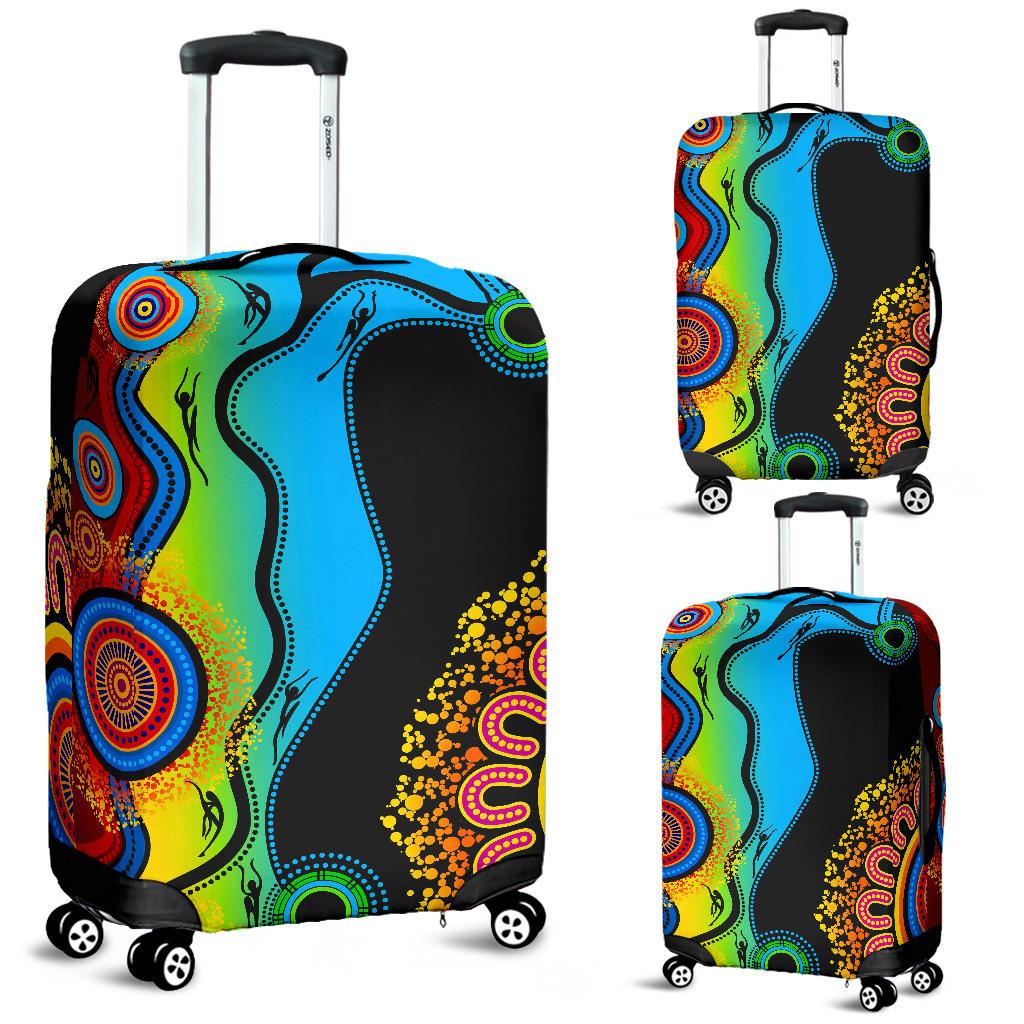 luggage-cover-aboriginal-luggage-cover-blue-dream