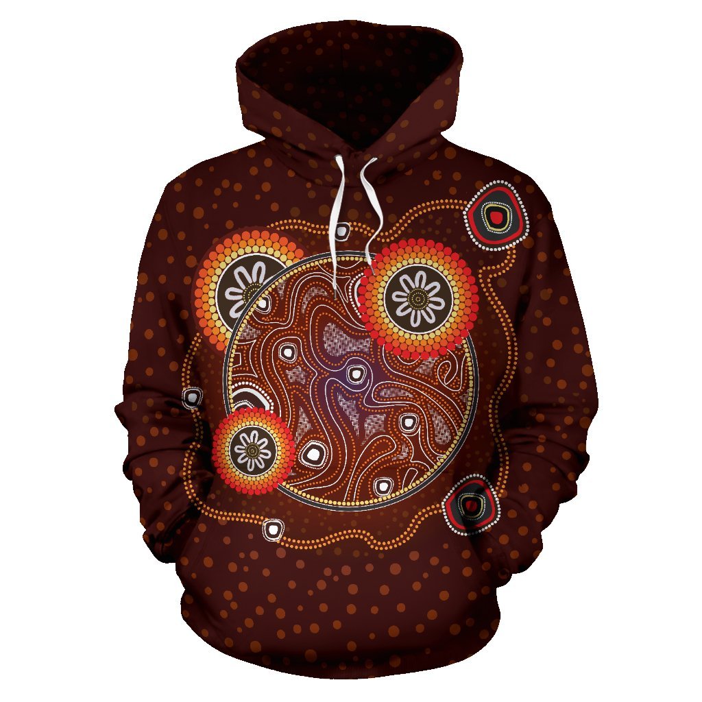 hoodie-aboriginal-dot-painting-hoodie-earth-unisex