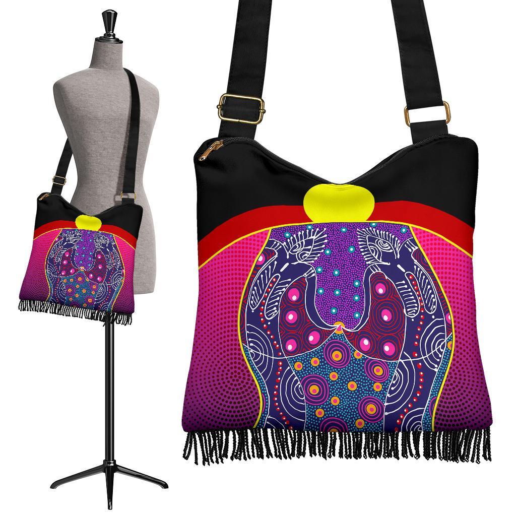 boho-handbag-aboriginal-sublimation-dot-pattern-style-violet
