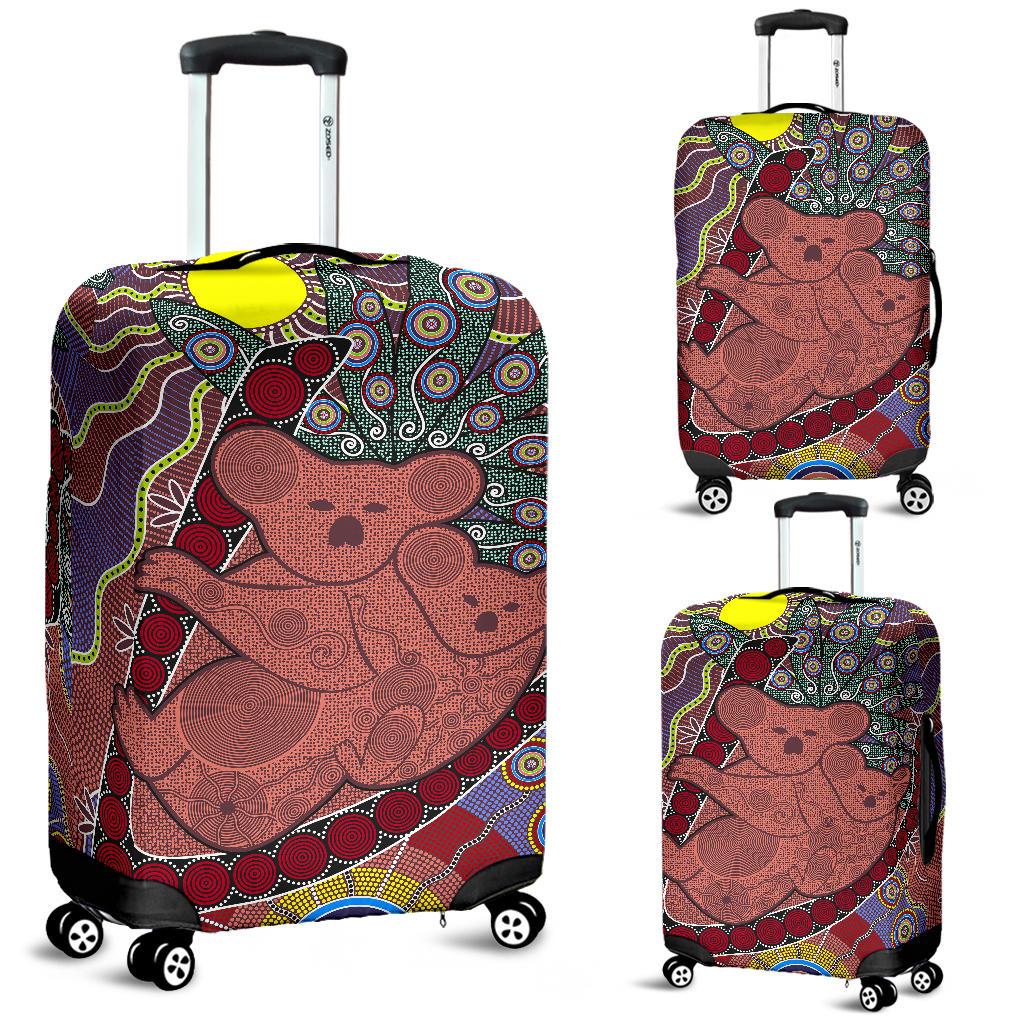 koala-luggage-cover-aboriginal-patterns