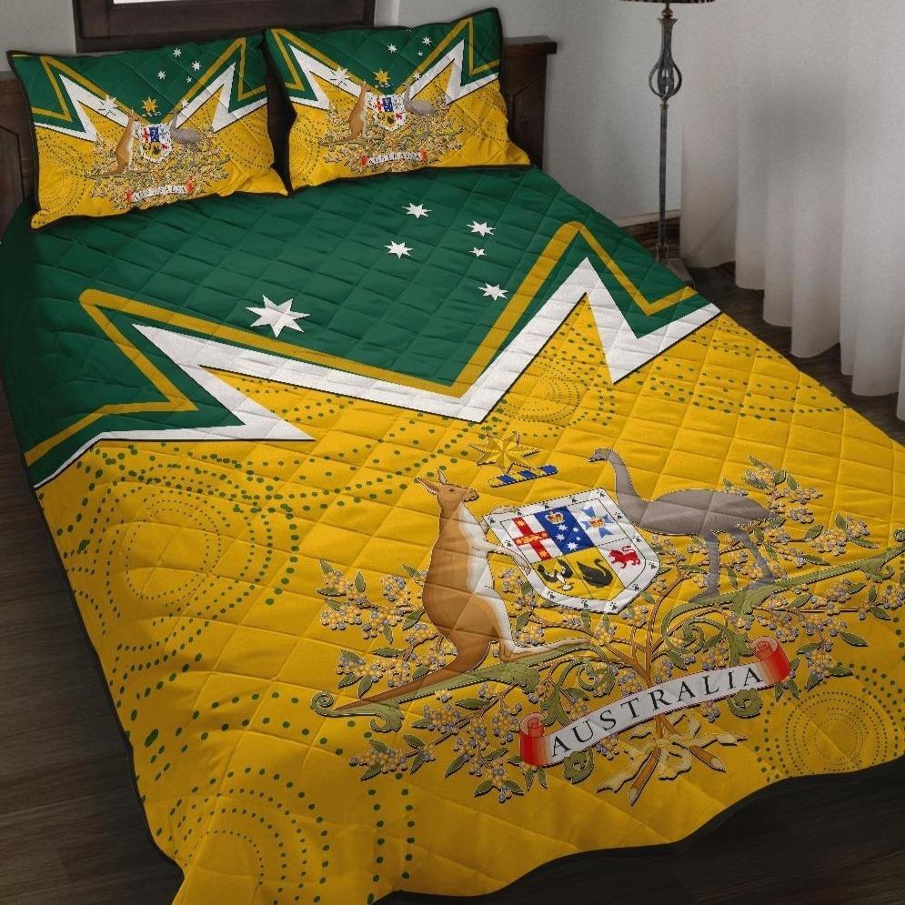 quilt-bed-set-australian-coat-of-arms-national-color