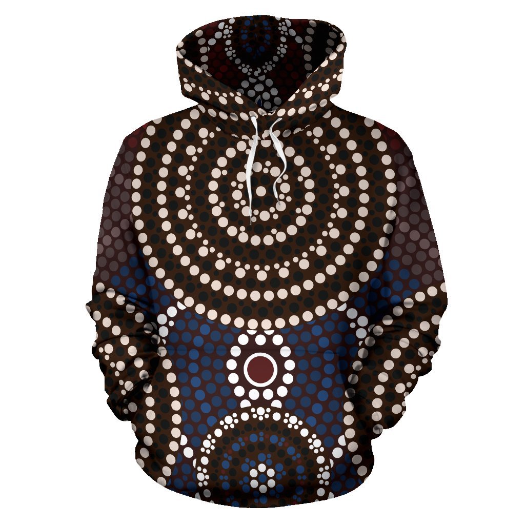 hoodie-aboriginal-dot-painting-hoodie-ver08-unisex