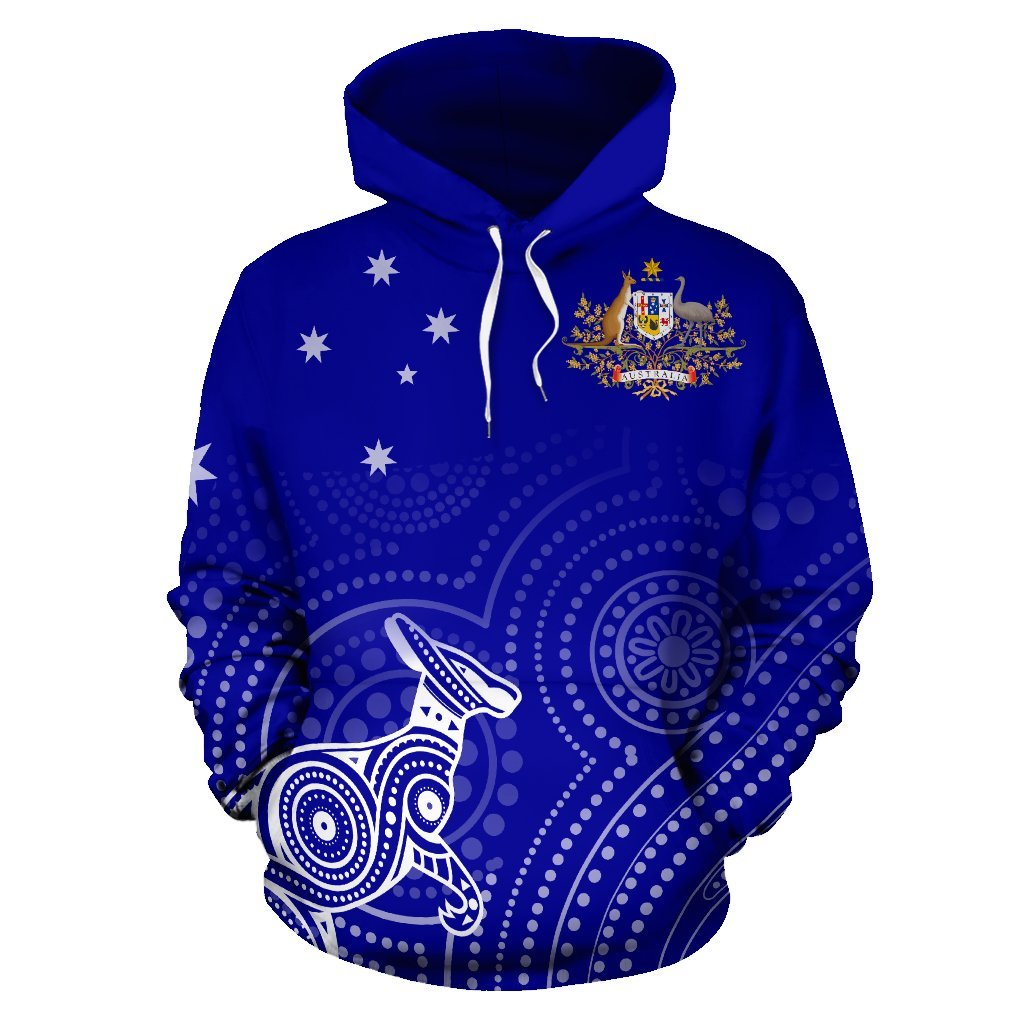 aboriginal-hoodie-kangaroo-dot-painting-australian-coat-of-arms